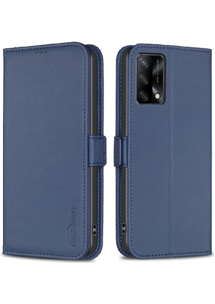 Oppo A95 4g Pu Deri Cüzdan Kickstand Kart Yuvaları Tutucu Için Flip Case (Yurt Dışından)