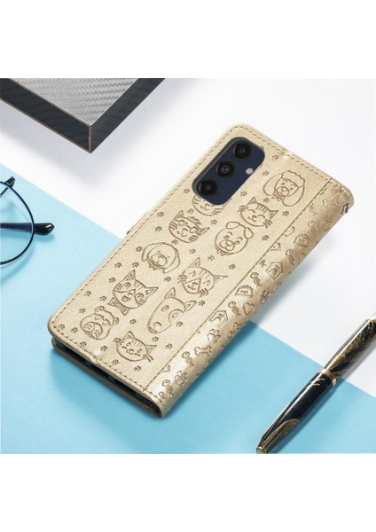Samsung Galaxy A16 5g Karikatür Hayvanlar Darbeye Kısa Kayış (Yurt Dışından)