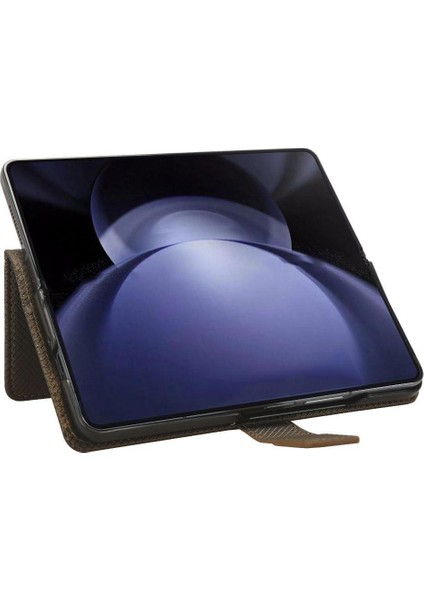 Samsung Galaxy Z Için Kılıf Fold 6 Kickstand Kapak Manyetik Cüzdan Kart (Yurt Dışından)