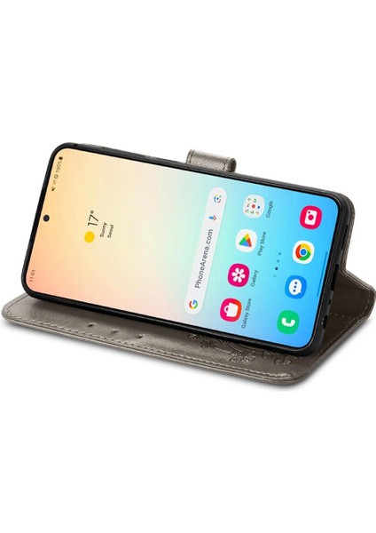 Samsung Galaxy S24 Artı Kısa Kayış Flip Kapak Dört Yapraklı Yonca (Yurt Dışından) modelleri