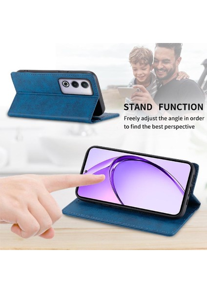 Oppo A3 Pro Tpu Kickstand Darbeye Kart Yuvası Iş Için Flip Case (Yurt Dışından)