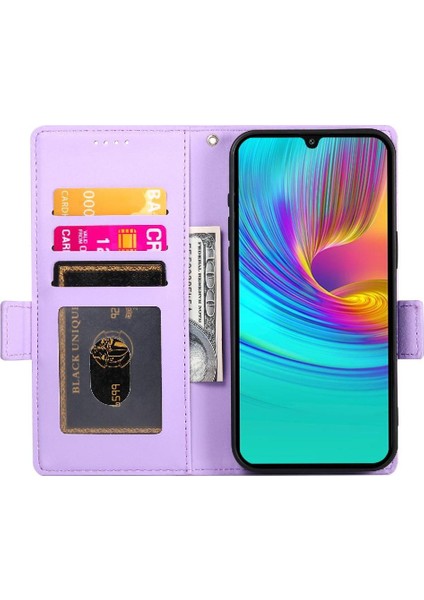 Samsung Galaxy A16 Flip Kart Yuvaları Için Flip Case Iş Cüzdan Günlük Kullanım (Yurt Dışından)