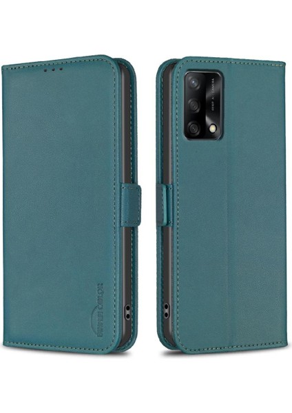 Oppo A74 4g Manyetik Darbeye Tpu Iç Kabuk Kickstand Pu Için Flip Case (Yurt Dışından)