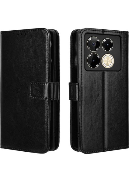 Infinix Not 40 5g Flip Kapak Cüzdan Manyetik Kart Tutucu Için Kılıf (Yurt Dışından)
