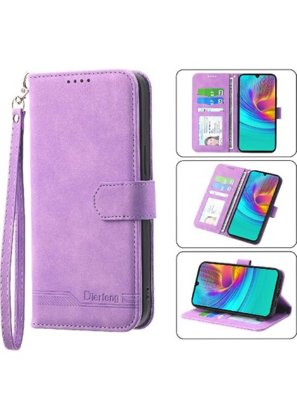 Samsung Galaxy A16 Manyetik Kapatma Kart Yuvaları Nakit Cep Için Flip Case (Yurt Dışından)