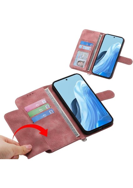 Samsung Galaxy M35 Çoklu Kredi Kartı Yuvaları Için Flip Case Darbeye (Yurt Dışından)