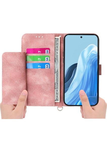 Samsung Galaxy M35 Çoklu Kredi Kartı Yuvaları Için Flip Case Darbeye (Yurt Dışından)