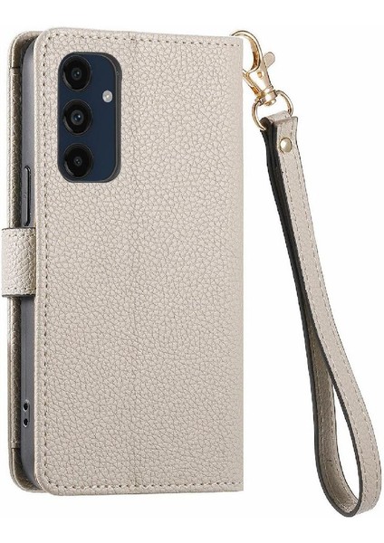 Samsung Galaxy A16 5g Için Kılıf Cüzdan Kordon Fermuar Deri Kılıf Aşk (Yurt Dışından)