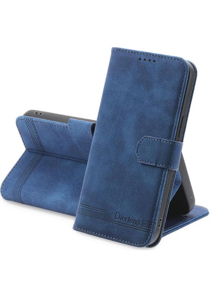 Samsung Galaxy A06 Kart Yuvaları Bileklik Manyetik Kapatma Için Flip Case (Yurt Dışından)