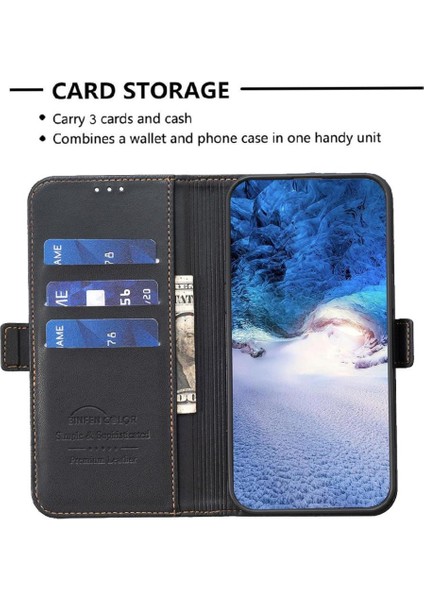 Xiaomi Poco M3 Pro Darbeye Tpu Iç Kabuk Kickstand Pu Için Flip Case (Yurt Dışından)