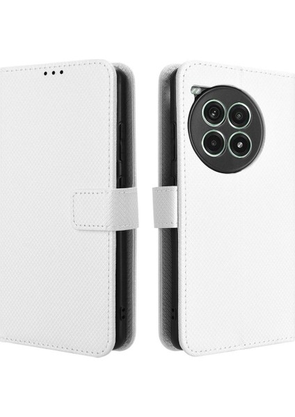 Oneplus Ace 3 Pro Kickstand Kapak Manyetik Cüzdan Kart Tutucu Için Kılıf (Yurt Dışından)