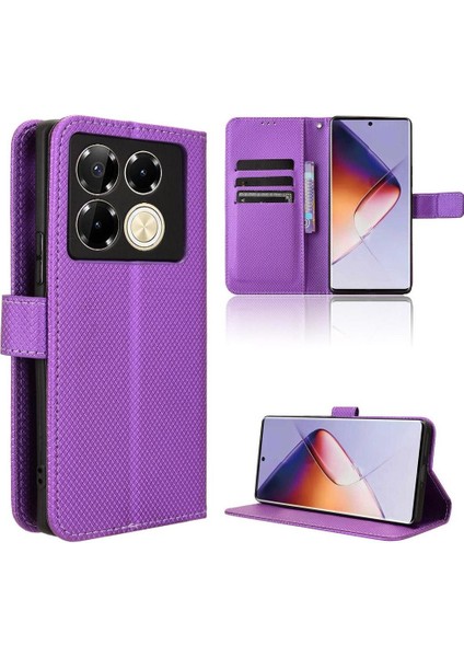 Infinix Not 40 5g Manyetik Cüzdan Kickstand Kart Tutucu Kapak Için Kılıf (Yurt Dışından)