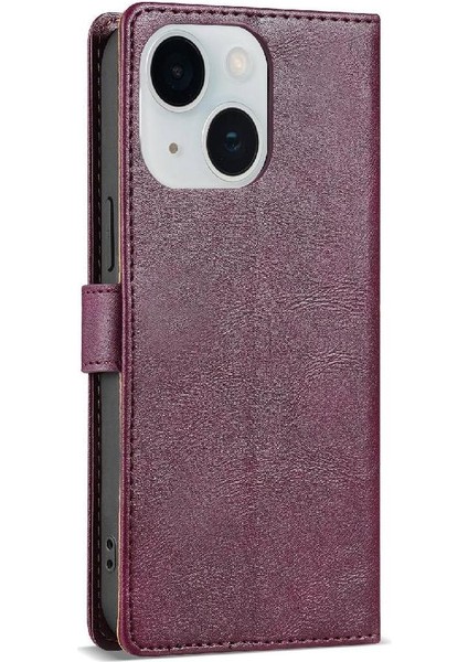IPhone 15 Için Flip Case Yan Cep Anti Kayma Kart Yuvaları Manyetik Kapatma (Yurt Dışından) fırsatları