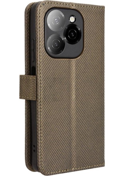 Tecno Spark 20 Pro 5g Kapak Kart Tutucu Kickstand Manyetik Cüzdan Için Kılıf (Yurt Dışından)