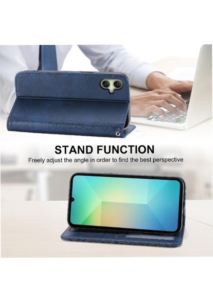 Samsung Galaxy A06 El Kayışı Standı Günlük Kullanım Eşkenar Dörtgen Şekli Için Flip Case (Yurt Dışından)