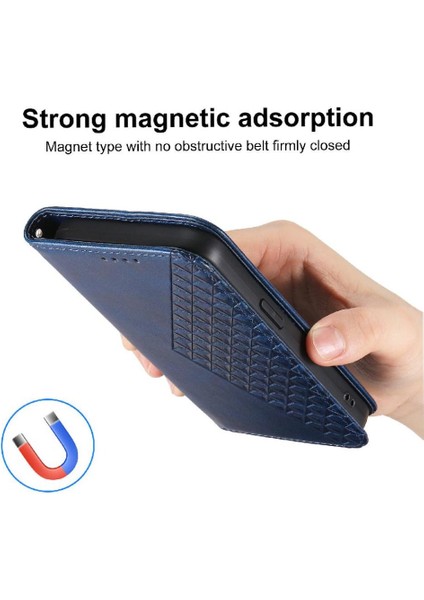 Samsung Galaxy A06 El Kayışı Standı Günlük Kullanım Eşkenar Dörtgen Şekli Için Flip Case (Yurt Dışından)