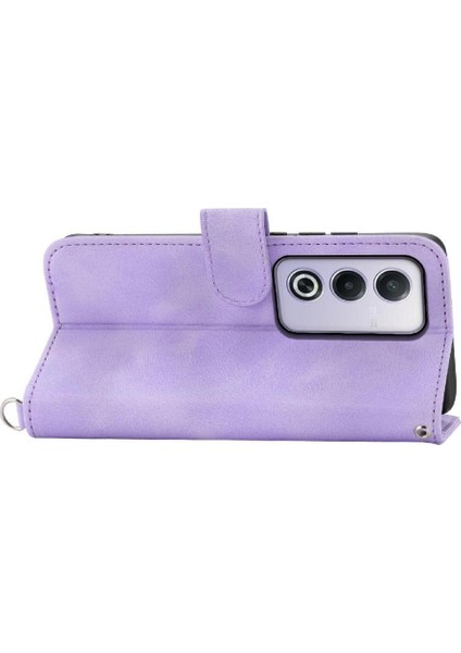 Oppo A3 Pro Darbeye Çoklu Kredi Kartı Yuvaları Için Flip Case Kabartmalı (Yurt Dışından)