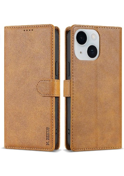 IPhone 14 Için Flip Case Artı Çift Katmanlı Koruma Manyetik Kapatma Kartı (Yurt Dışından)