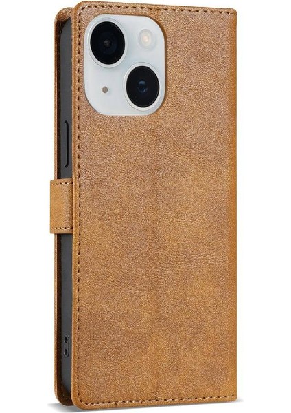 IPhone 14 Için Flip Case Artı Çift Katmanlı Koruma Manyetik Kapatma Kartı (Yurt Dışından)