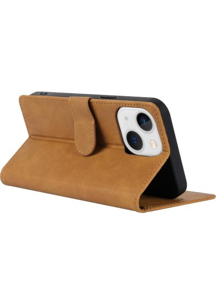 IPhone 14 Için Flip Case Artı Çift Katmanlı Koruma Manyetik Kapatma Kartı (Yurt Dışından)