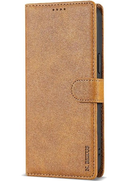 IPhone 14 Için Flip Case Artı Çift Katmanlı Koruma Manyetik Kapatma Kartı (Yurt Dışından)