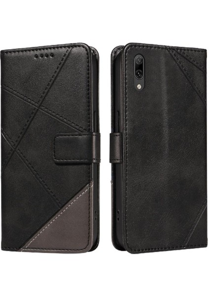 Huawei Huawei 2019 ve Kart Yuvası Deri Telefon Koruma Kılıfı Için Flip Case (Yurt Dışından)