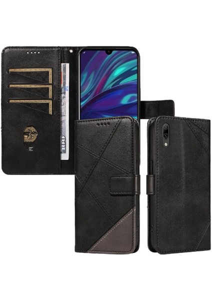 Huawei Huawei 2019 ve Kart Yuvası Deri Telefon Koruma Kılıfı Için Flip Case (Yurt Dışından)