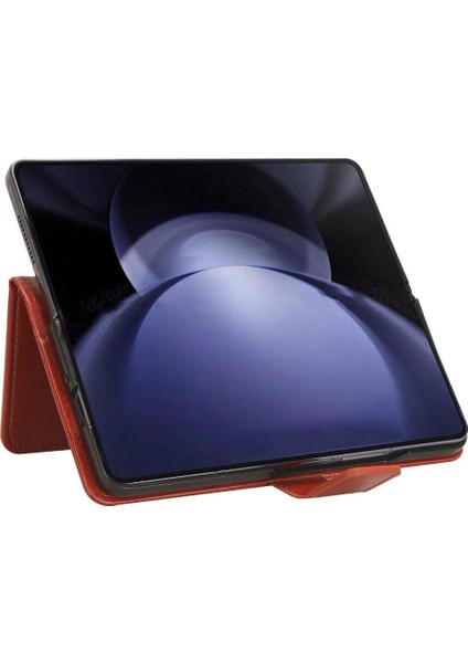 Samsung Galaxy Z Için Kılıf Fold 6 Kart Tutucu Kapak Çevirin Manyetik Cüzdan (Yurt Dışından)