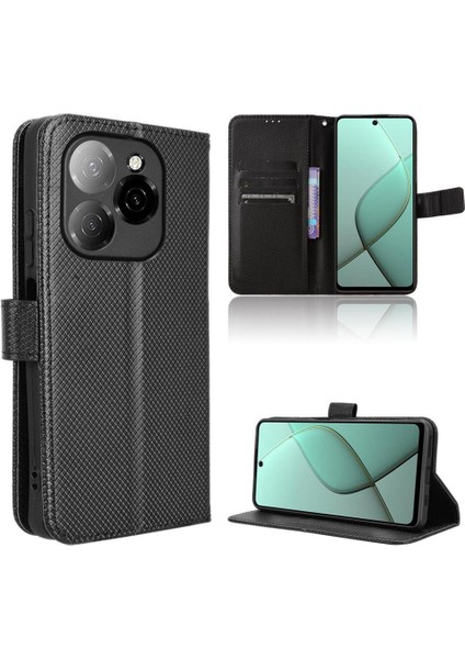 Tecno Spark 20 Pro 5g Kapak Kart Tutucu Kickstand Manyetik Cüzdan Için Kılıf (Yurt Dışından)
