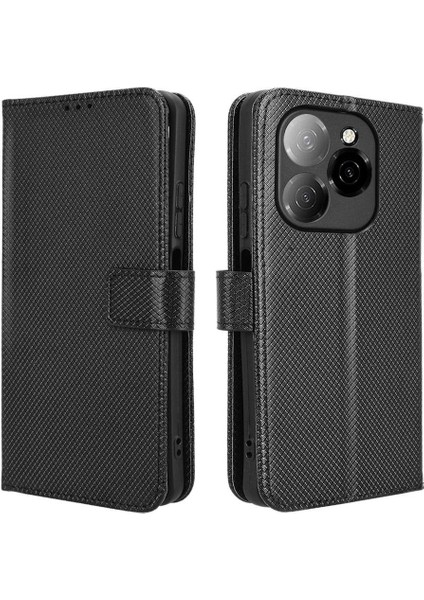 Tecno Spark 20 Pro 5g Kapak Kart Tutucu Kickstand Manyetik Cüzdan Için Kılıf (Yurt Dışından)