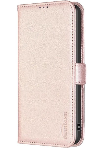 Xiaomi Poco M6 4g Manyetik Kickstand Darbeye Tpu Iç Pu Için Flip Case (Yurt Dışından)