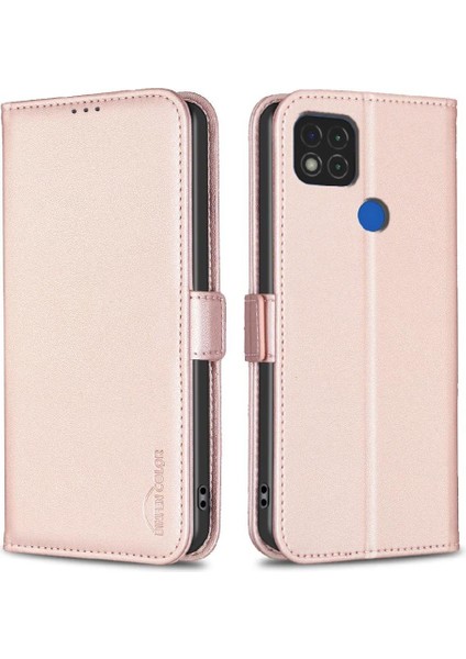 Xiaomi Redmi 9c Için Flip Case Manyetik Darbeye Tpu Iç Kabuk Kartı Pu (Yurt Dışından)