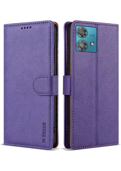 Motorola Kenar 40 Neo Kart Yuvaları Manyetik Kapatma Yan Cep Için Flip Case (Yurt Dışından)