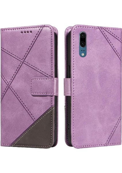 Huawei P20 ve Elmas Dikiş ile Kart Yuvası Yüksek Kalite Için Flip Case (Yurt Dışından) fiyatları