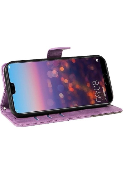 Huawei P20 ve Elmas Dikiş ile Kart Yuvası Yüksek Kalite Için Flip Case (Yurt Dışından) fırsatları