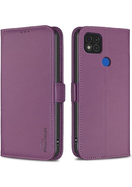 Xiaomi Redmi 9c Için Flip Case Manyetik Darbeye Tpu Iç Kabuk Kartı Pu (Yurt Dışından)