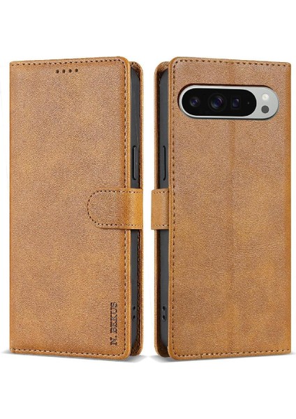 Google Piksel 9 Çift Katmanlı Koruma Için Flip Case Yan Cep Anti Kayma (Yurt Dışından)