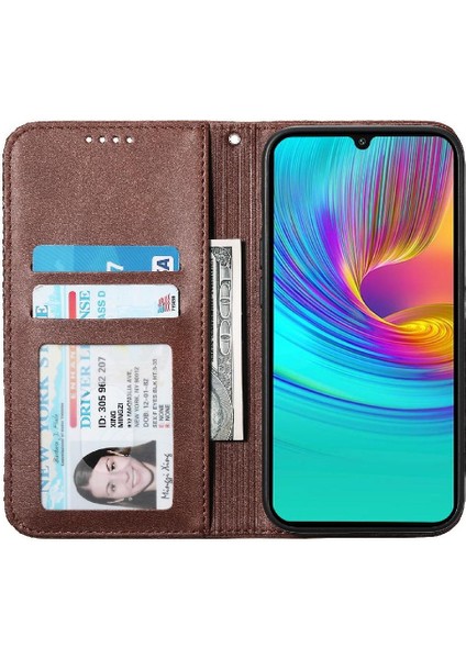 Manyi Mall Samsung Galaxy A16 Günlük Kullanım Için Flip Case Eşkenar Dörtgen Şekli El Kayışı Standı (Yurt Dışından)