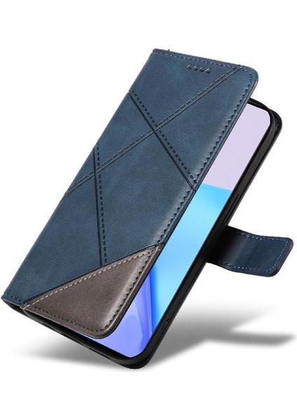 Elmas Dikiş Yüksek Kaliteli Deri Telefon ile Oneplus 9 Için Flip Case (Yurt Dışından)