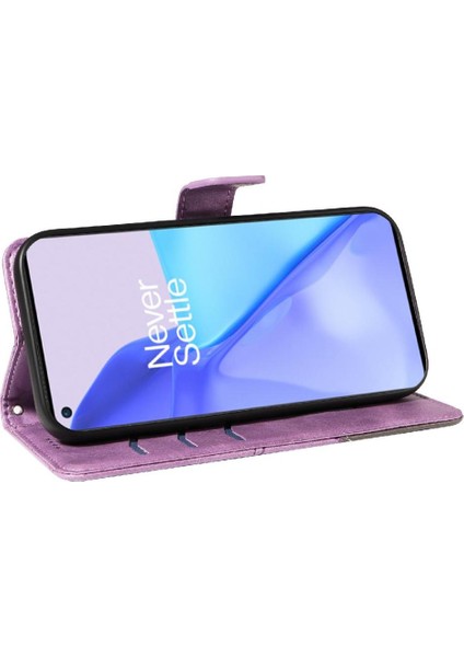 Elmas Dikiş Yüksek Kaliteli Deri Telefon ile Oneplus 9 Için Flip Case (Yurt Dışından) modelleri