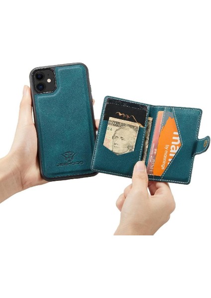 IPhone 11 Için Kılıf Pro Max Cardholder Magsafe Ayrılabilir Manyetik Standı (Yurt Dışından)