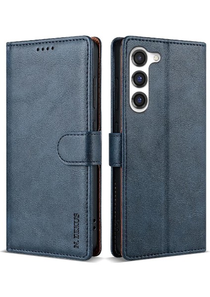 Samsung Galaxy S23 Manyetik Kapatma Için Flip Case Yan Cep Kart Yuvaları (Yurt Dışından)