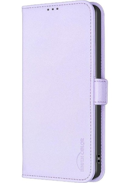 Xiaomi Poco M6 4g Manyetik Kickstand Darbeye Tpu Iç Pu Için Flip Case (Yurt Dışından)