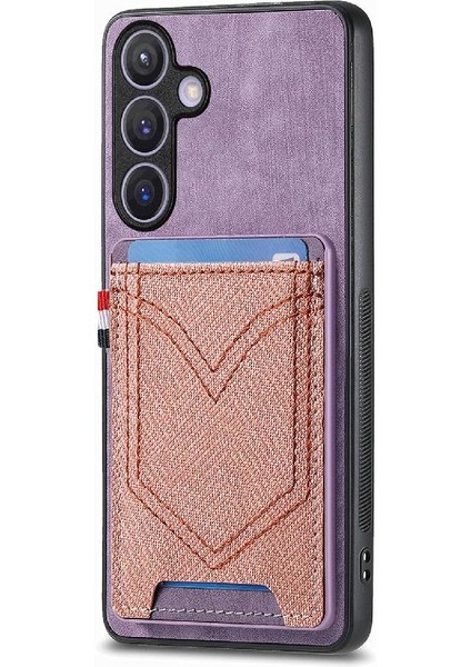 Samsung Galaxy S24 Artı Kot Cep Tasarım Crad Yuvası Manyetik (Yurt Dışından) fiyatları