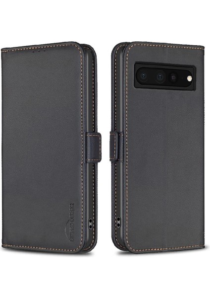Google Piksel 7 Pro Için Flip Case Pu Deri Cüzdan Darbeye Tpu Iç (Yurt Dışından)
