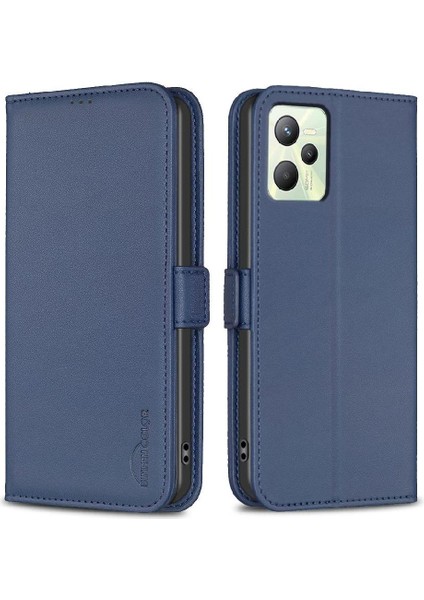 Realme C35 Darbeye Tpu Iç Kabuk Kickstand Manyetik Pu Için Flip Case (Yurt Dışından) indirimleri