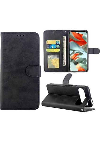 Google Pixel 9 Pro Xl Kart Tutucu Manyetik Kapatma Kickstand Için Filp Durumda (Yurt Dışından)