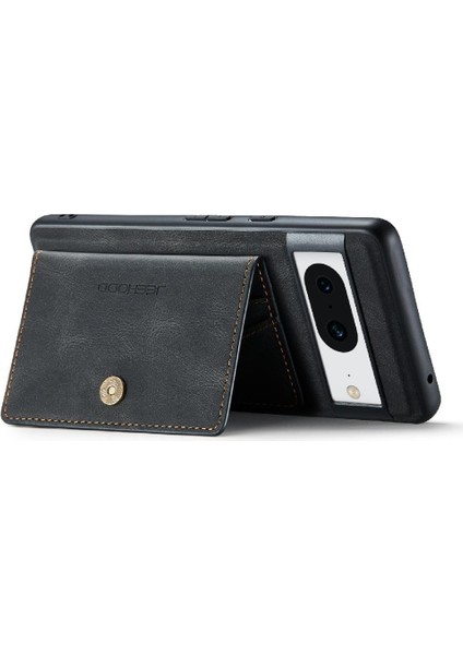 Google Pixel 8 Için Kılıf Ayrılabilir Manyetik Tasarım Cardholder Magsafe Standı (Yurt Dışından) modelleri
