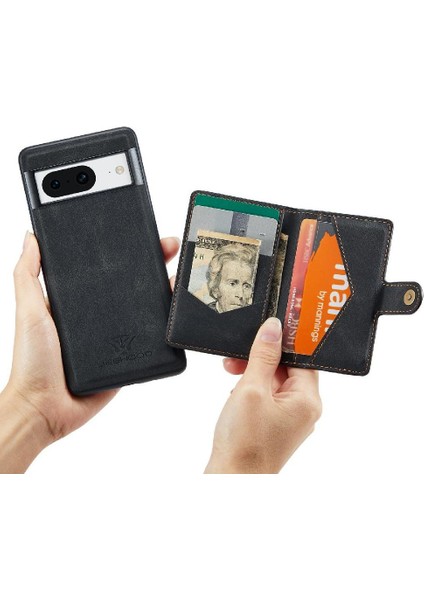 Google Pixel 8 Için Kılıf Ayrılabilir Manyetik Tasarım Cardholder Magsafe Standı (Yurt Dışından) indirimleri