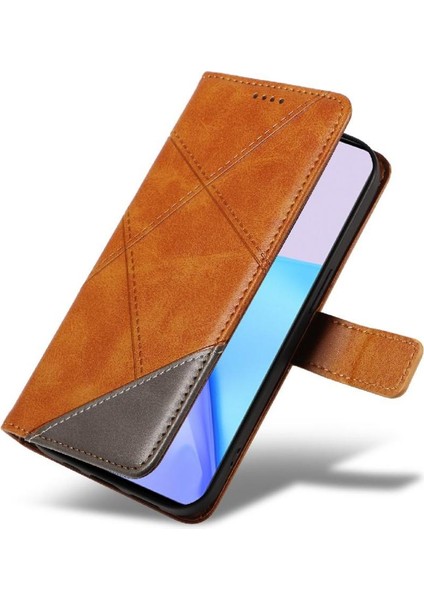 Elmas Dikiş Yüksek Kaliteli Deri Telefon ile Oneplus 9 Için Flip Case (Yurt Dışından) modelleri